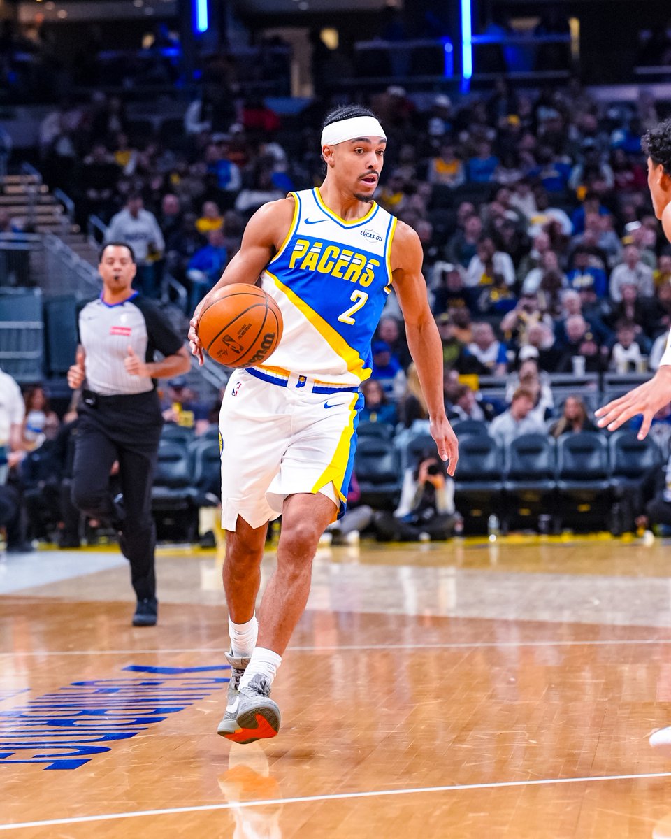 22 PTS & 11 AST double-double performance from Andrew Nembhard tonight against Dallas.