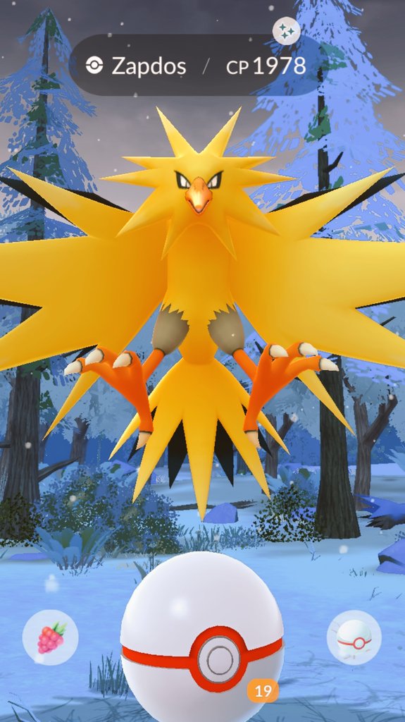 Shiny Zapdos 😊