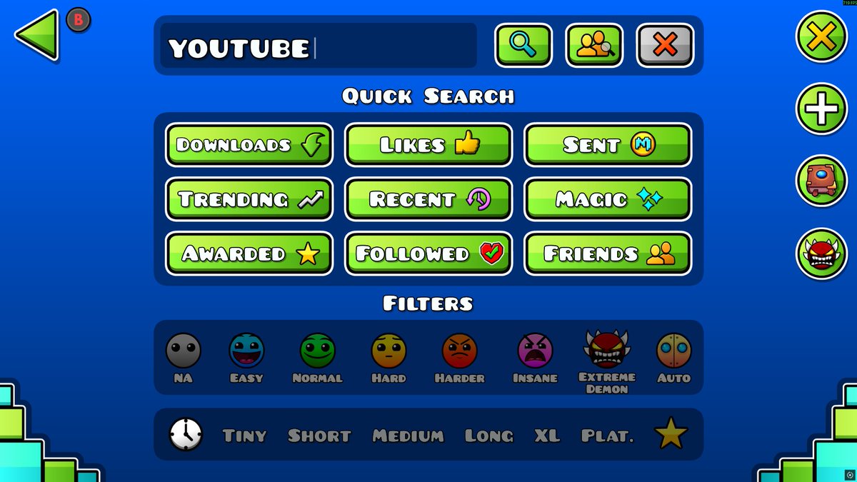 acabo de buscar youtube en el gd con el cerebro apagado