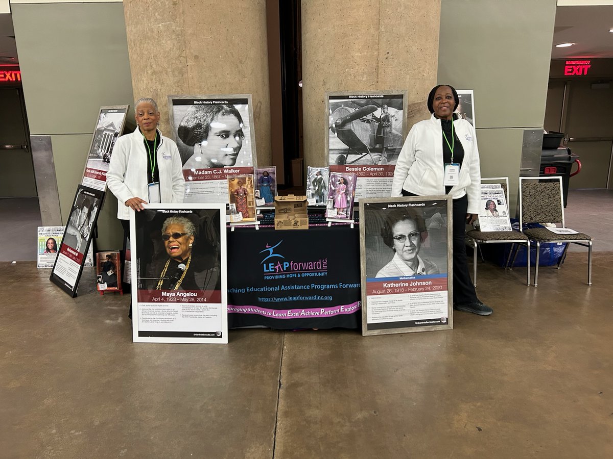 LEAPForwardLEAP's tweet photo. LEAP Forward, Inc. presented our Black History Exhibit at Baltimore Convention center for the 40th Annual Black Engineer of the Year (BEYA) Conference. https://t.co/Mt5rGkfeN2
