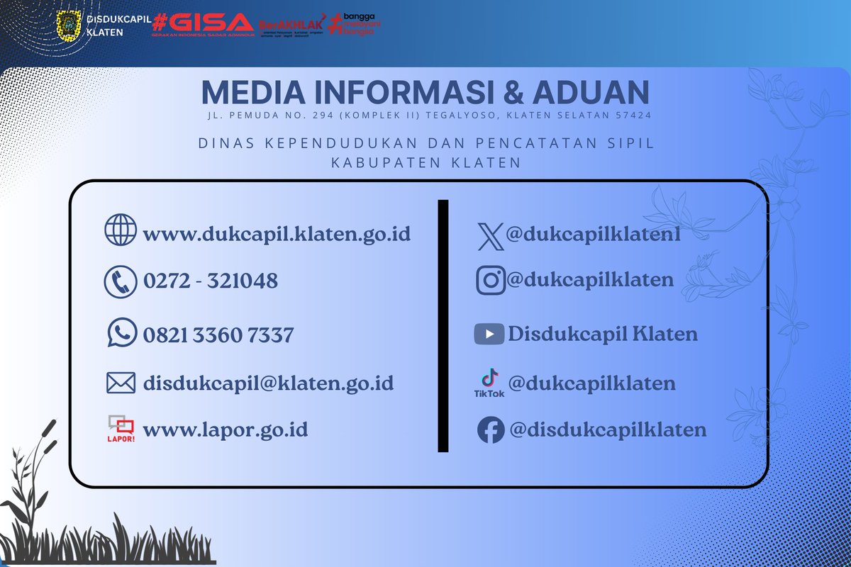 📊Kami terus berkomitmen memberikan layanan administrasi kependudukan yang cepat, mudah, dan gratis.
Terima kasih untuk masyarakat yang sudah tertib dalam mengurus adminduk setiap hari.

Pelayanan terbaik adalah prioritas kami.
Cepat mudah dan Gratis !
Dukcapil Prima ! 🤝📊