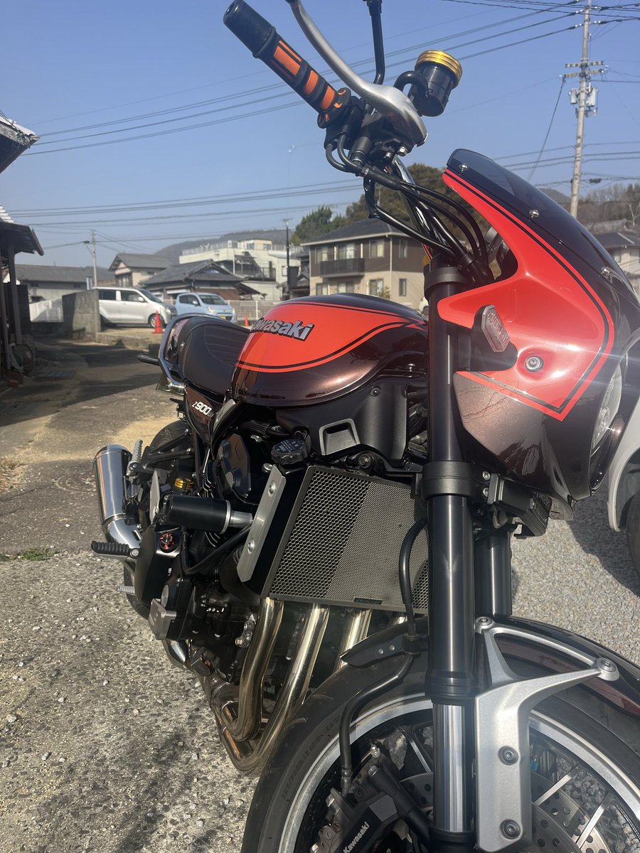 新しいおもちゃ手に入れました。これからいじっていきます😁 #z900rs