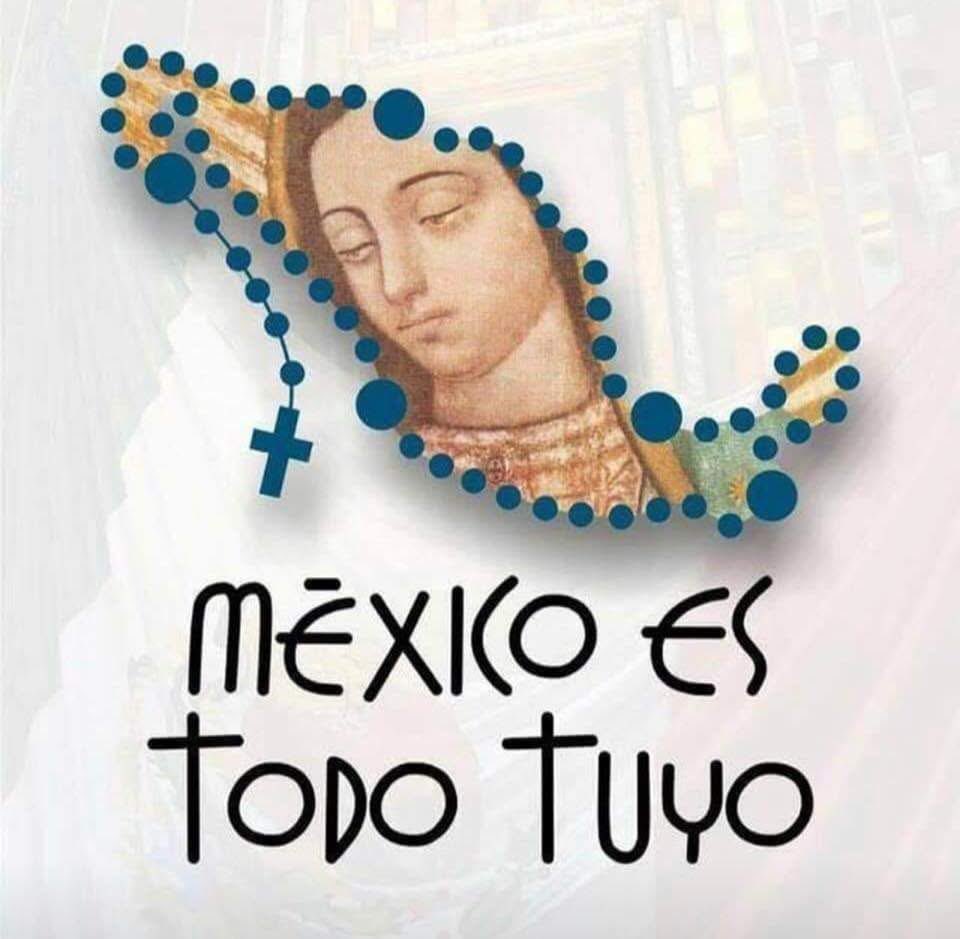 eveyhugo96's tweet image. MARIA DE GUADALUPE CUIDA A TUS HIJOS.

Madre santísima nos cubra con su manto y aparte de todo mal.