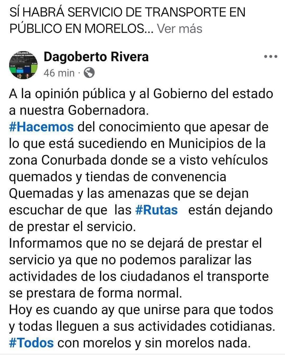 Si va haber transporte