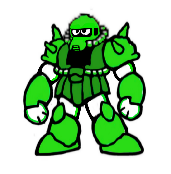 DevinPlayzYT4's tweet photo. @megamanarena Hey. I just made my OC. His name is "Zaku Man". Here's what his sprite would look like. https://t.co/jRYqy5TUpT