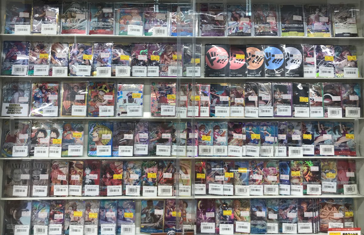 ワンピースカード 販売情報】 現在の高レアカードのショーケース状況