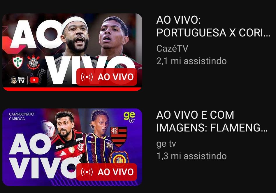 Futebol na TV tweet media