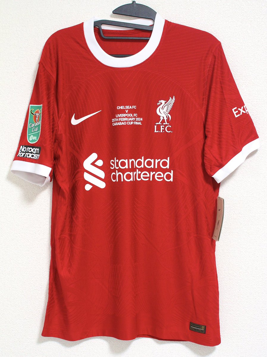 遠藤選手 リバプールオーセンティック2024カラバオ杯決勝仕様