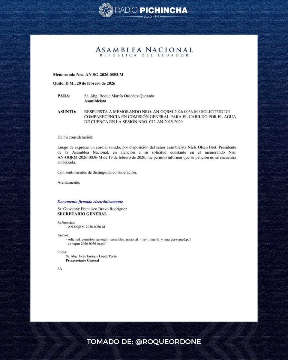 Radio Pichincha tweet media