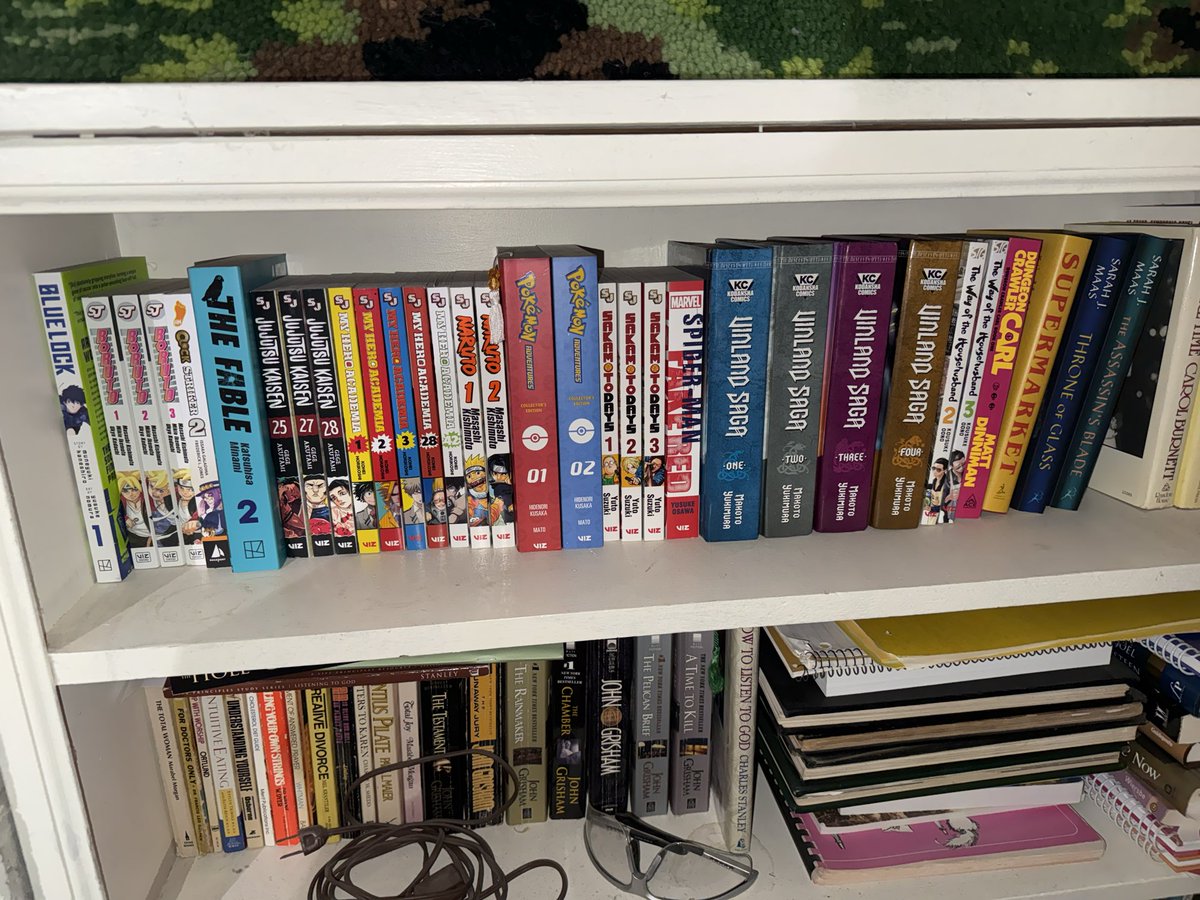 Updated book collection🥹 Just started The Fable, would highly recommend so far