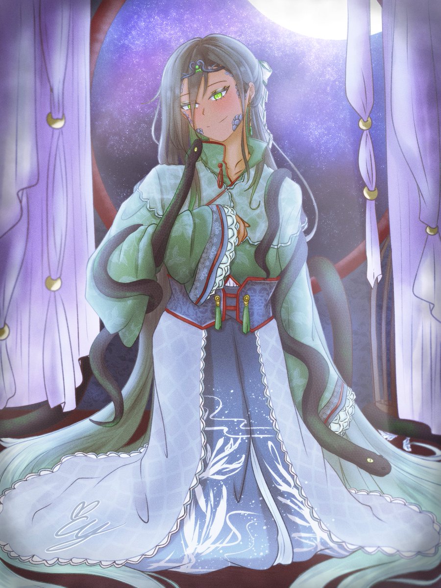 #oc #originalcharacterart #MyArtwork #myart
🐍🟣