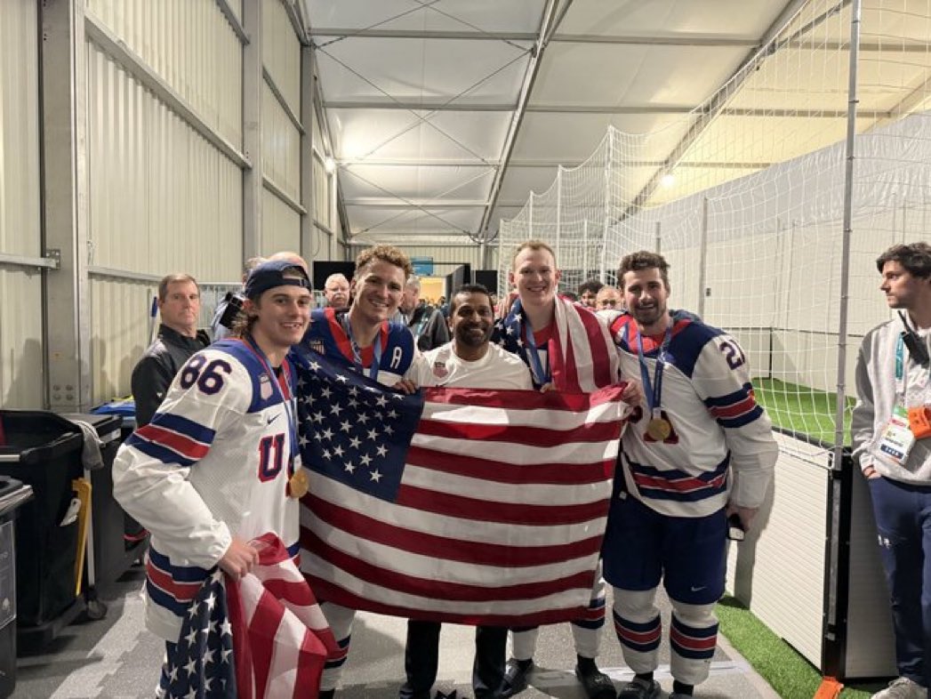 mjfree's tweet image. Who paid for @FBIDirectorKash to attend the Olympics and celebrate gold with the men’s team?