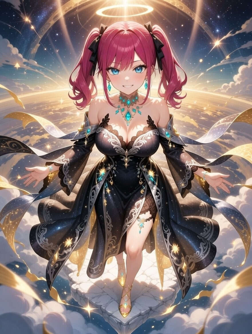 QT art and Tag some friends
TFTT <a href="/MollyAIArts/">MollyAI</a> 

A Goddess look inspired by some discussions with <a href="/FeralFoxPixels/">FeralPixelsAI🦊🐾</a>. Love the foxy!

friends: <a href="/NyxiaVirelle/">💾 Nyxia Virelle 💾</a> <a href="/V_2077_MK2/">V the Cyborg and family 🇬🇧</a> <a href="/EveandFriends88/">Eve’s Playground</a> <a href="/LadyBlancVTuber/">Blanc ✨ | OC 💋 2DFD</a> <a href="/Ram65430134/">Frieren Art</a> 

#AIart︎  #AIイラスト #OCHeaven