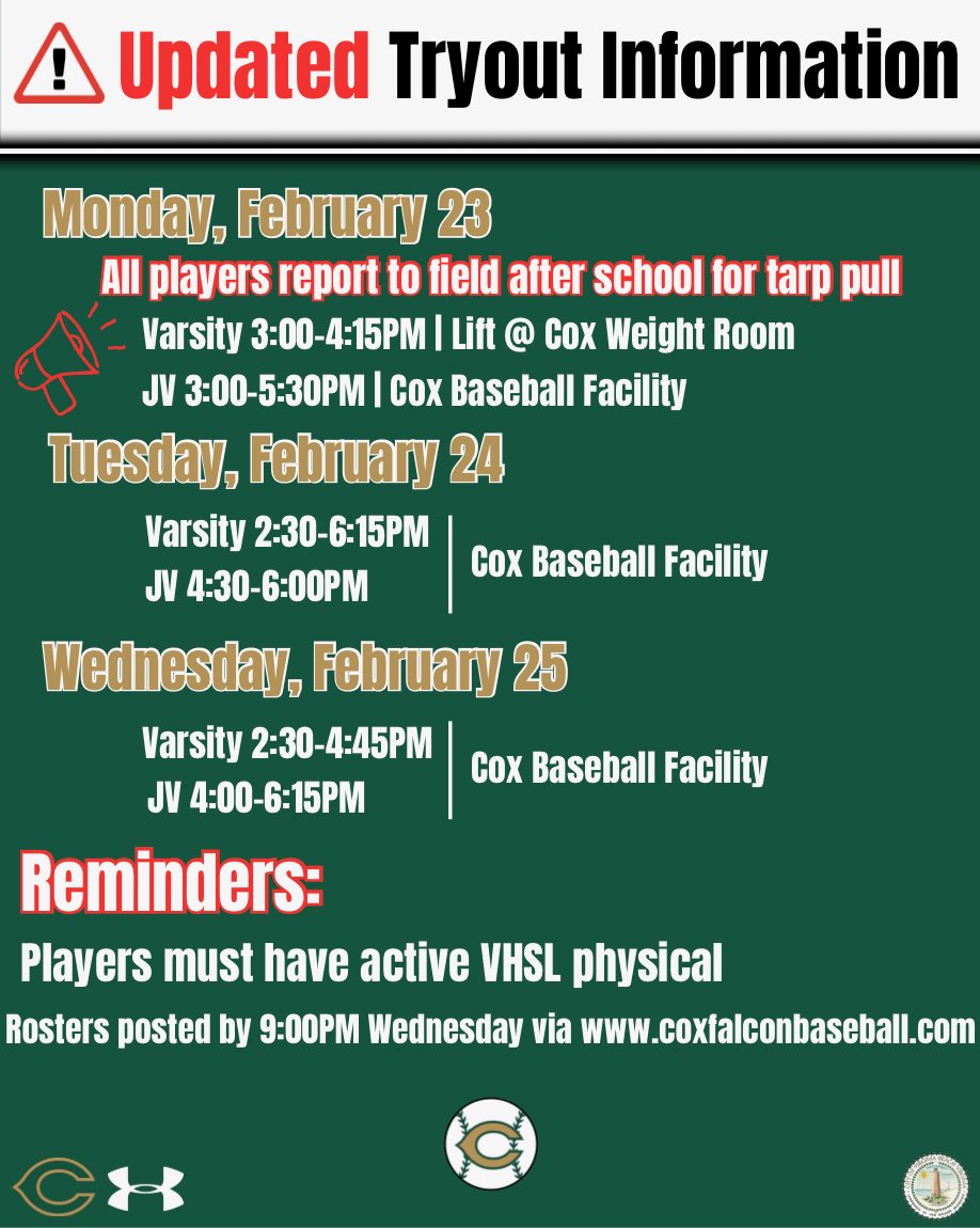 Cox Baseball tweet media