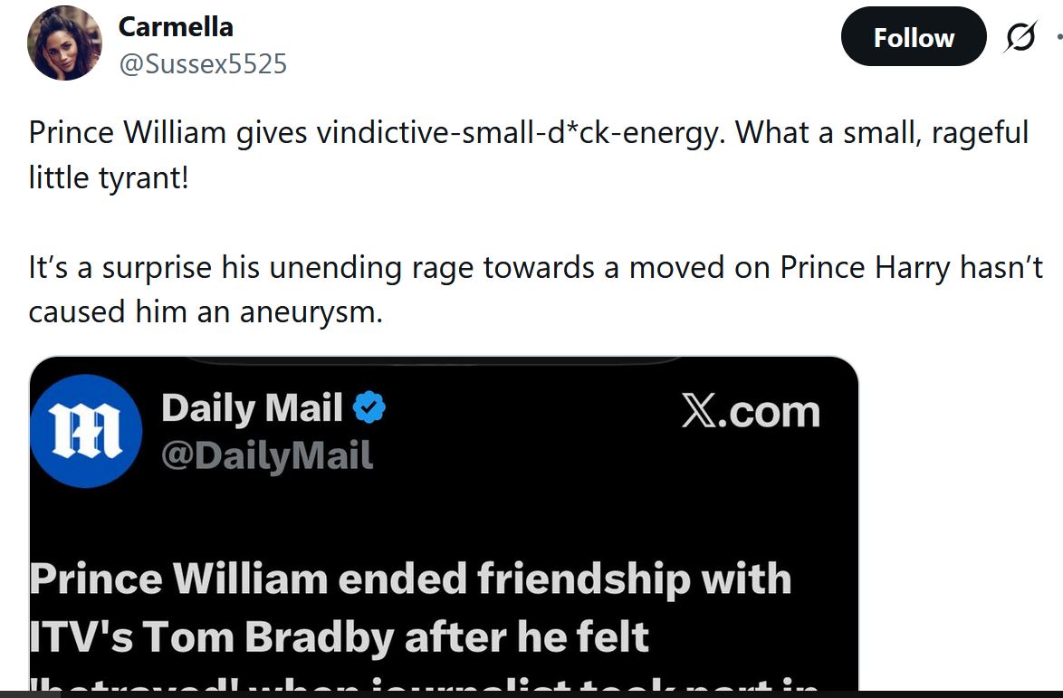 Prince William's Jaw🎈 tweet media