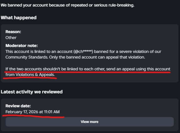 VoidPlayz141995's tweet photo. @Roblox @Roblox_RTC  I've sent out multiple appeals that I've been hacked and than my account was terminated due to this Hacker. This is absolutely Absured. I'm a roblox developer who has past purchases ON my roblox account. Thanks to who ever got me terminated I lost my job https://t.co/nCchEsbQAK