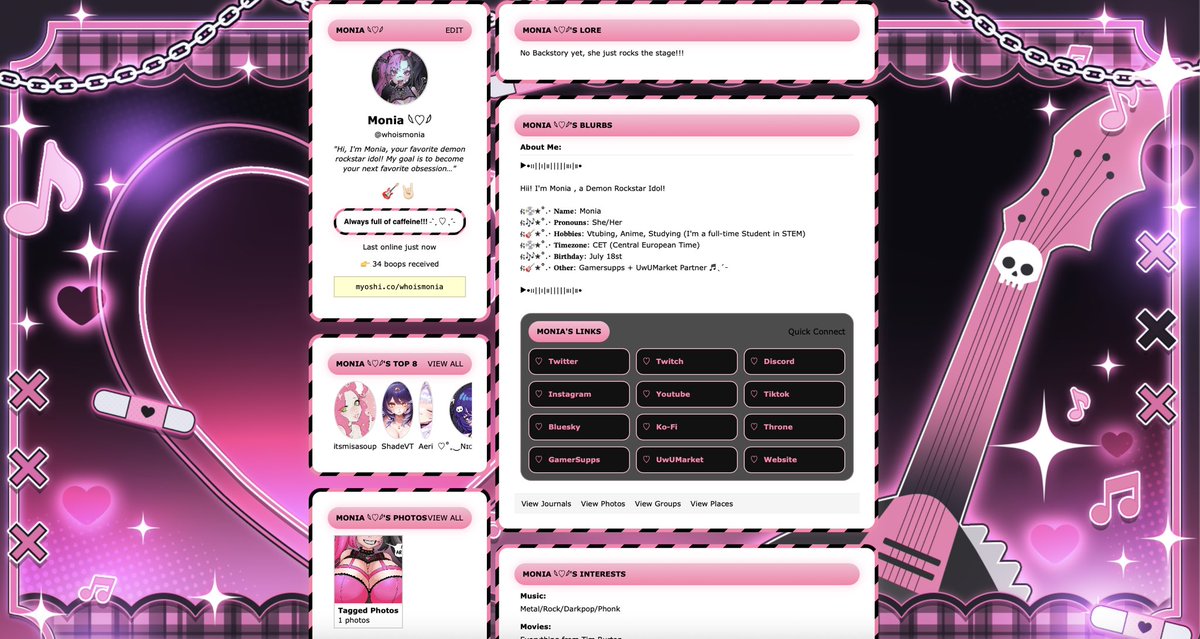 Monia 𓆩♡𓆪 | Rockstar VTuber 🤘🏻🎸 tweet media