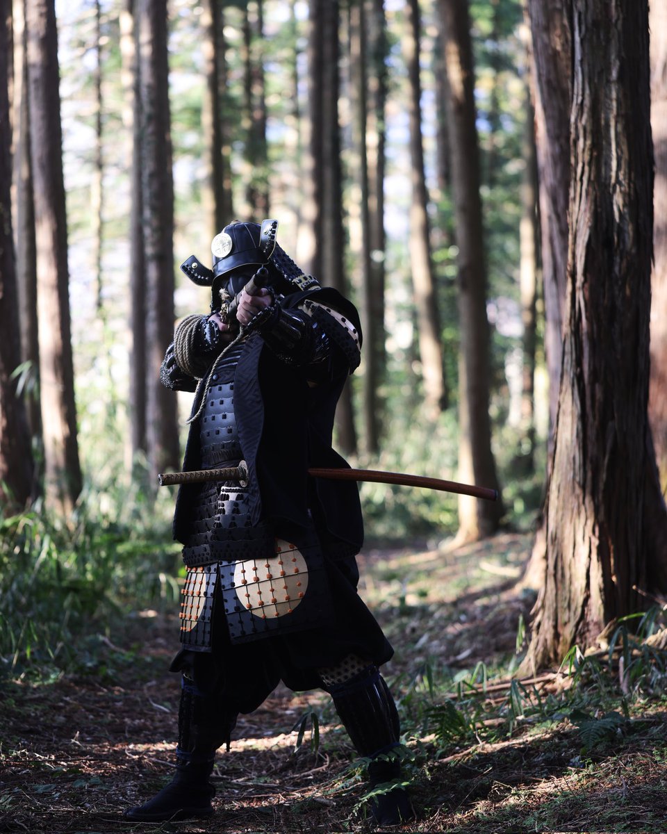 #関ヶ原戦国甲冑館 行軍イベント。
島津といえば火縄銃。
島津といえば捨て奸。