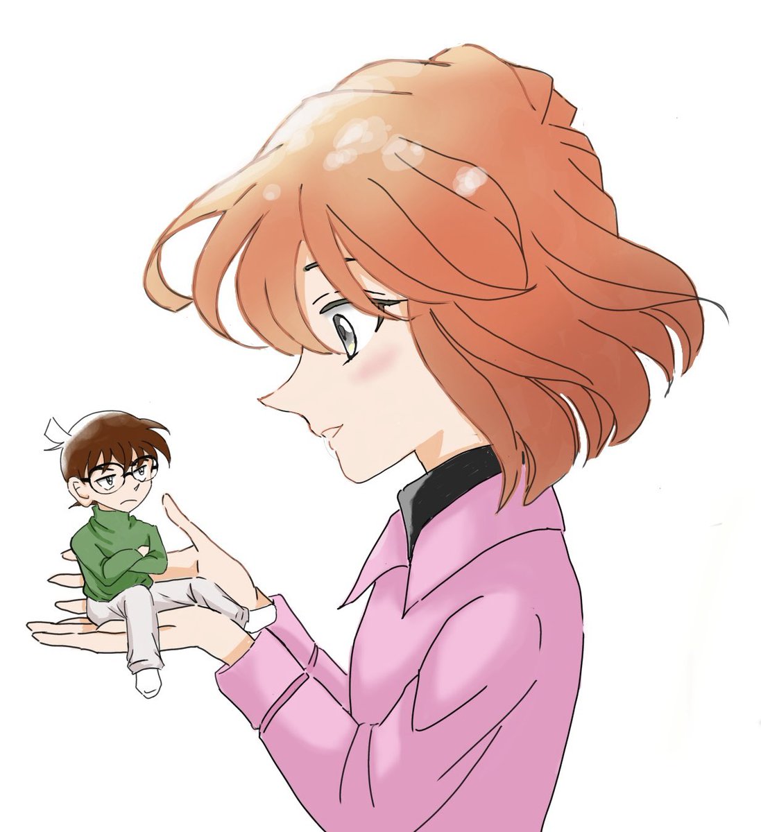 chiiika918's tweet photo. #名探偵コナン
#ファンアート

Cute🩷 https://t.co/bzalub2hIS