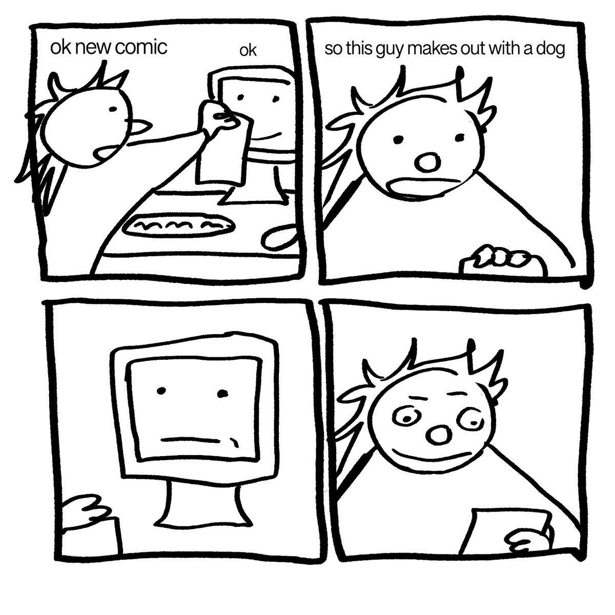 haaarpb's tweet photo. posted this comic got self conscious deleted it here it is again https://t.co/iKXg4GnRfV
