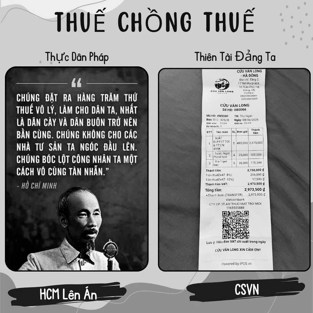 Nghe bọn cốp sạch vn (csvn) bạn mất tất cả không biết
Tai nghe ngọt ngào nhưng tài sản và sức khỏe của bạn ra đi
Chẳng phải bill này không đâu. Tất cả mọi thứ đều trùng điệp thuế phí chông nhau (như tiền nước sinh hoạt, xăng dầu,..) <a href="/realDonaldTrump/">Donald J. Trump</a>