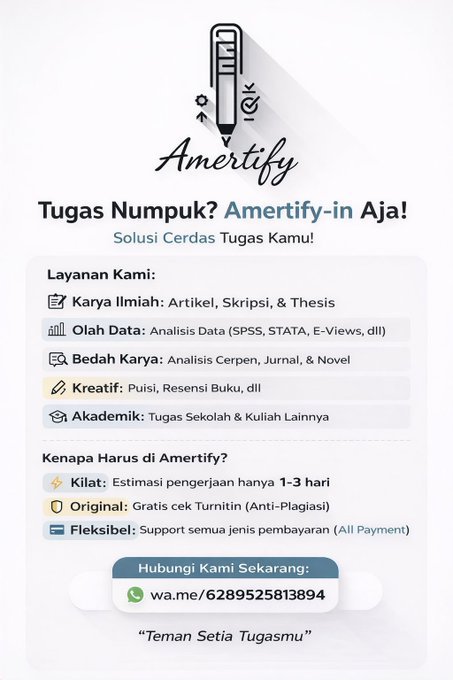 AMERTIFY || Teman Setia Tugasmu tweet media