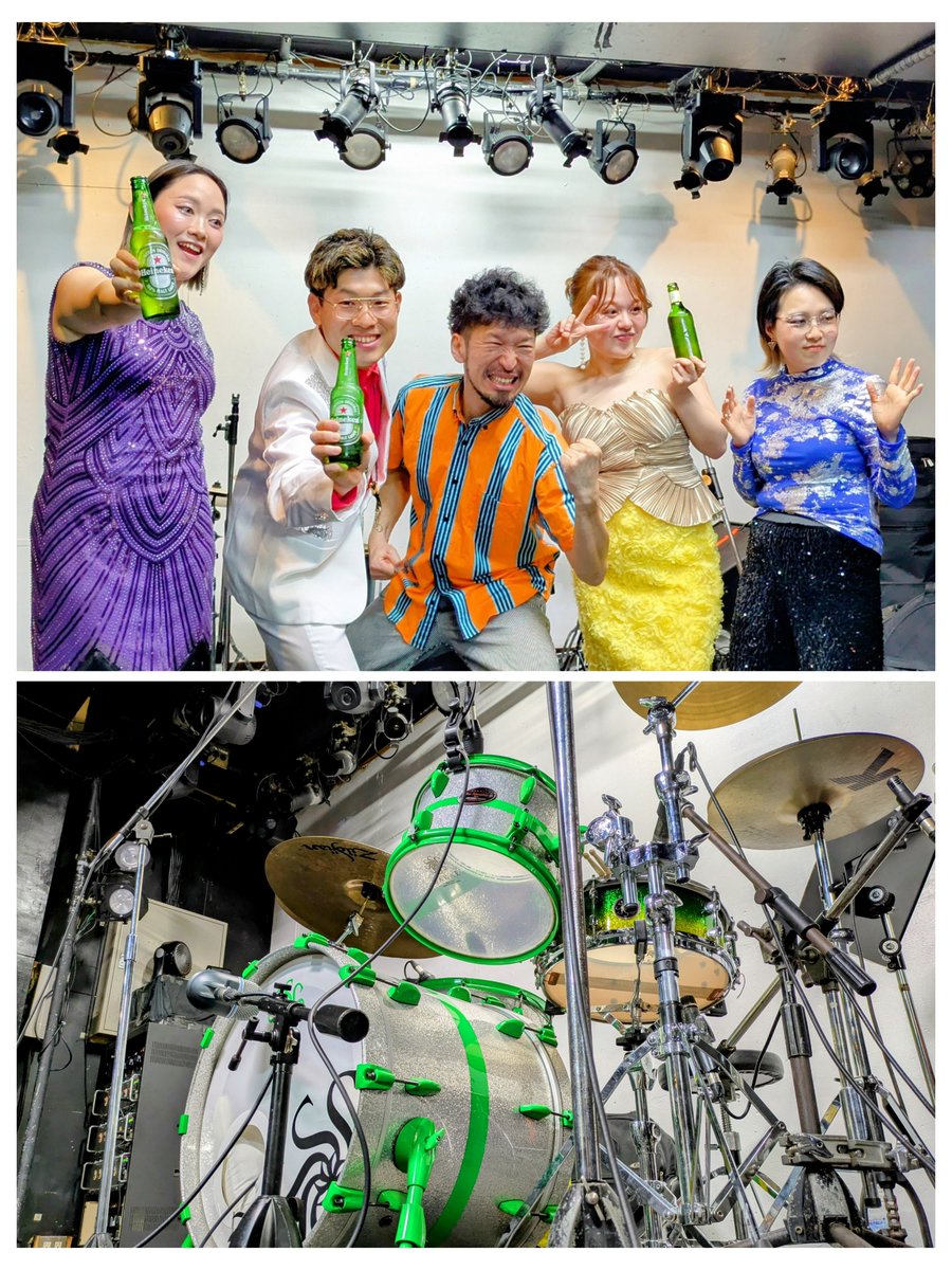 そんなこんなでGreen Ray Saxophone Quartet＠下北沢ERA、無事に終了〜
サックス四重奏とドラムという編成でのライヴ。色んな楽曲をいつもと違うテイストで演奏できて、とても楽しい一日でした。
お疲れ様でした＆ありがとうございました！

#GreenRaySaxophoneQuartet #ぐりんれい