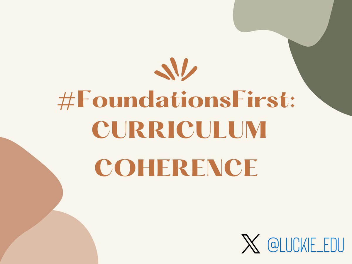 Luckie_EDU's tweet photo. #FoundationsFirst

Autonomy doesn't mean independence from standards. 

True autonomy is professional judgment exercised within shared expectations.

Alignment and creativity can coexist when structure is clear. How does your campus protect both? https://t.co/X66EOCYQJb