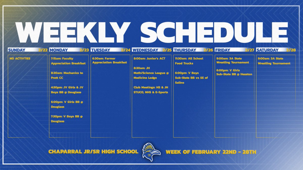 Chaparral Activities tweet media