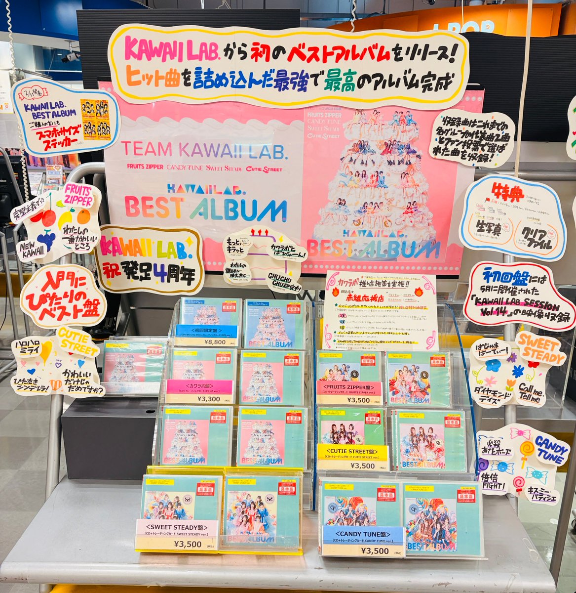 TEAMKAWAIILAB.】 🍓FRUITS ZIPPER🍬CANDY TUNE 🌼SWEET STEADY🩷CUTIE