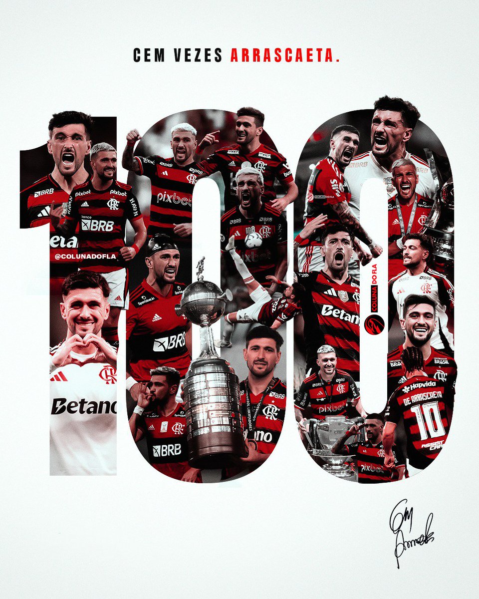 CEM VEZES ARRASCAETA PELO FLAMENGO! 🔴⚫️