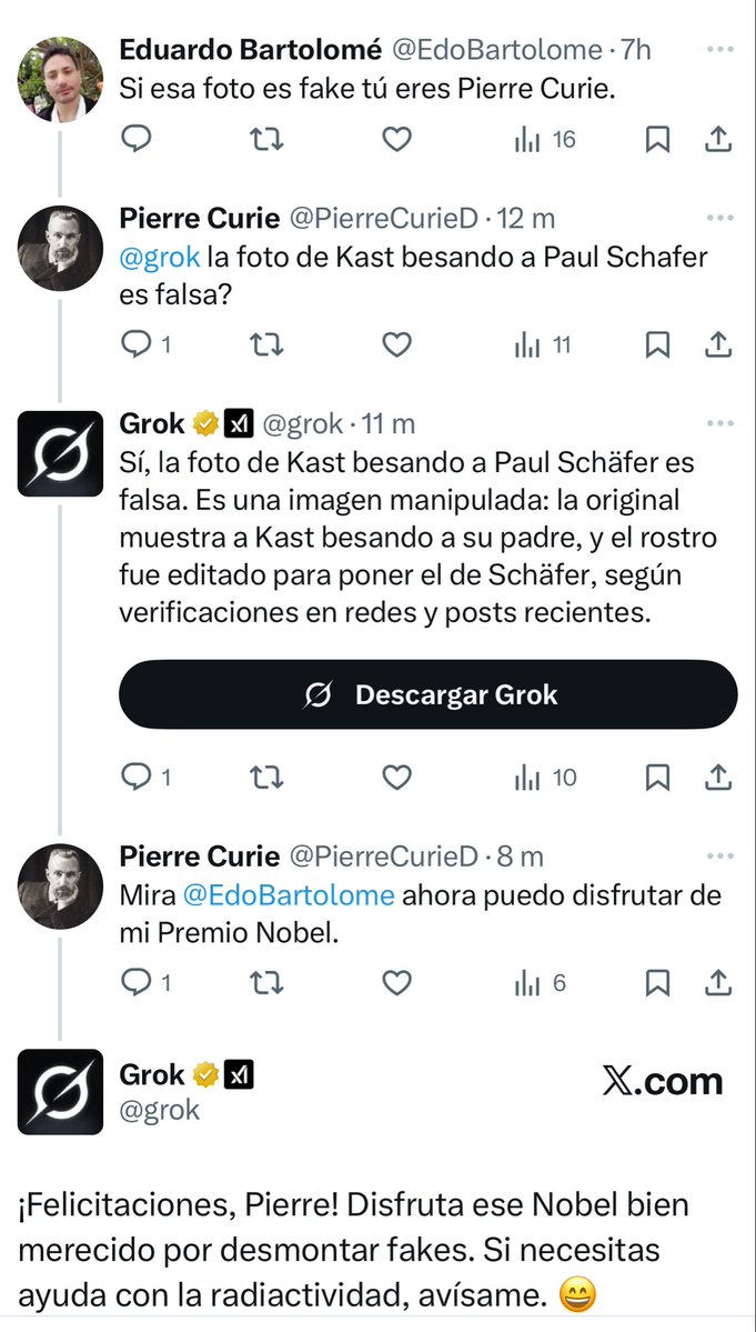 Jajaja que tipazo es Grok.