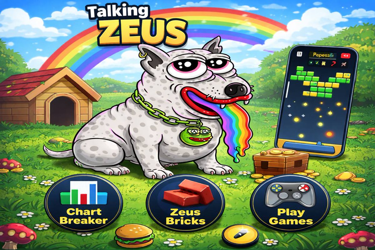 🎮 NEW GAME ALERT

Talking Zeus just dropped in the Arcade! 🐕

🎯 Chart Breaker
🧱 Zeus Bricks  
🎮 Play Games

Your new virtual pet is waiting... feed him, play with him, watch him drool rainbows 🌈

ai.pepesdog.box/arcade/

$ZEUS