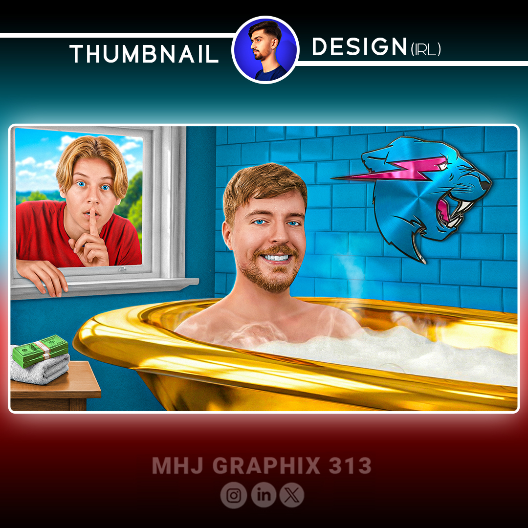 Murtajiz Hussain | Thumbnail Designer tweet media