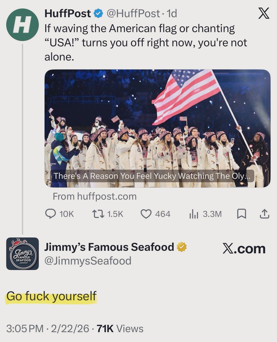 I just followed <a href="/JimmysSeafood/">Jimmy’s Famous Seafood</a>, you should too. I have a feeling business might be picking up a bit for these folks!