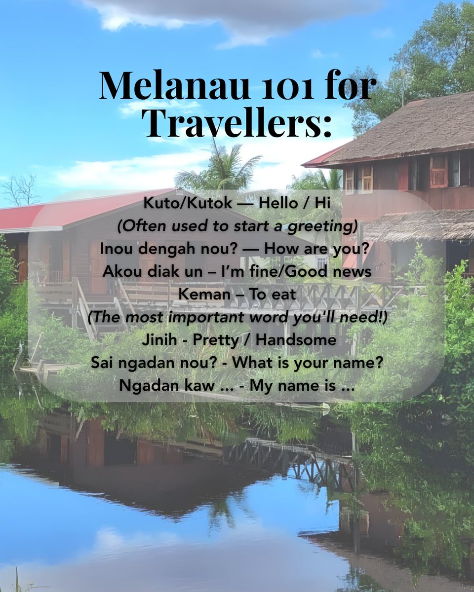 Known as the "People of the River," the Melanau community of Sarawak are famous for their warmth, their world-class sago (Umai, anyone?), and a language that sounds like music once you catch the rhythm.

Explore this mythical land of Mukah at airborneo.com.

#AirBorneo