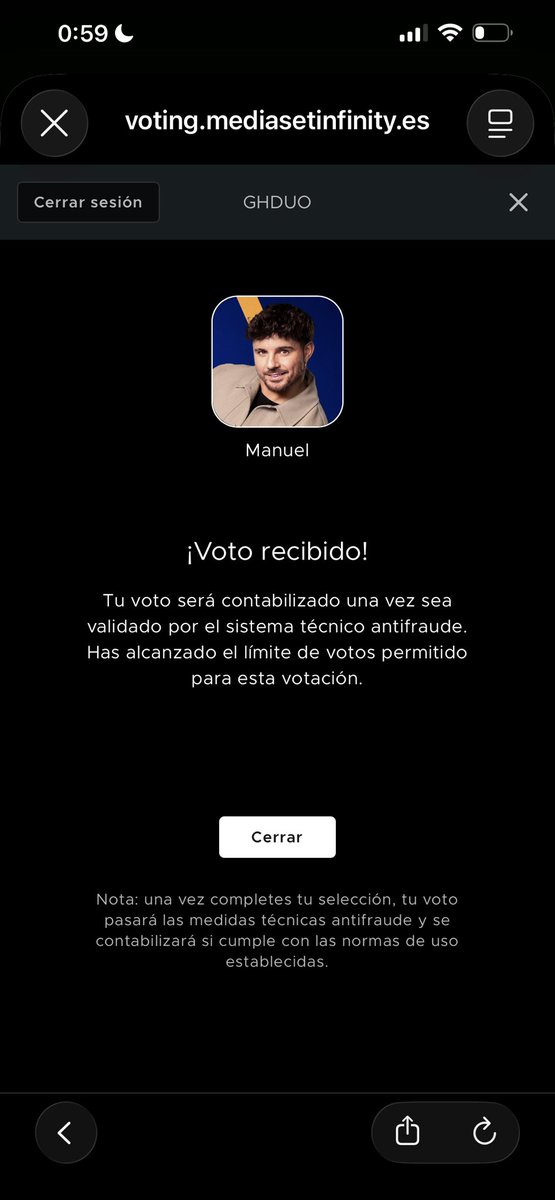 Vamos que tú tienes que salir ,la verdad que te pareces a tu padre no te quepa duda #Piaget22F  Vamos te menos que echarlo y que quede CARLOS y esto solo se hace así fuera Manuel 🥊❤️