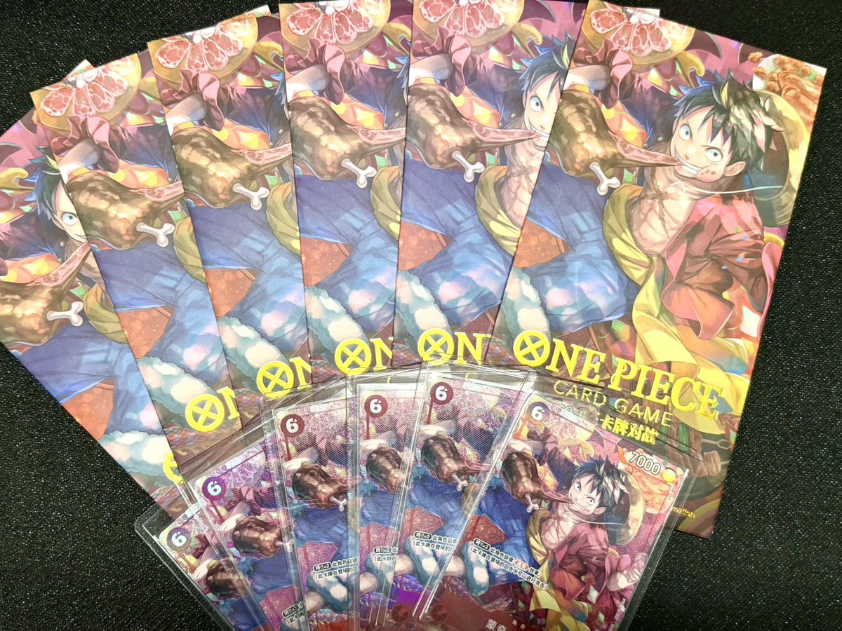 🧧【即完売→少量再入荷】🧧 ✨中国版 ワンピースカード 旧正月プロモ