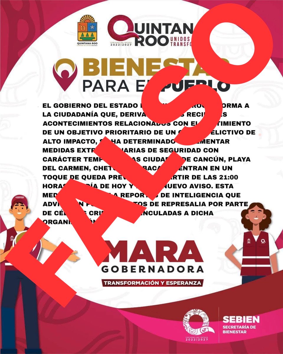 Gobierno Quintana Roo tweet media