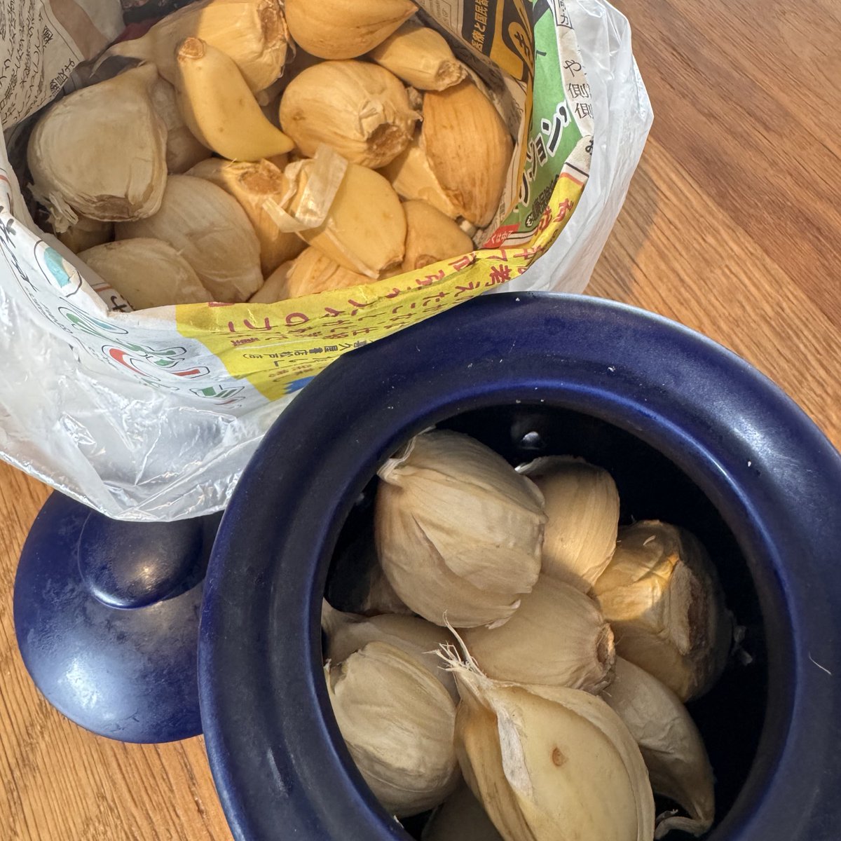 うわー、めっちゃほしい。 青森県産のにんにく これで160円だよーー