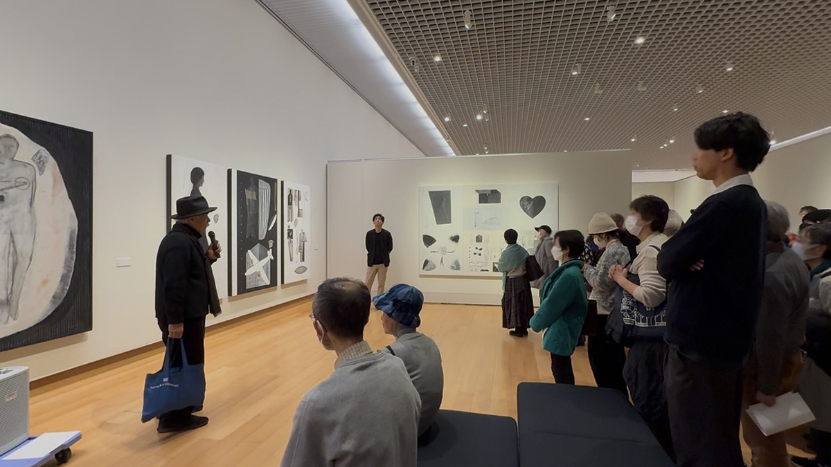 #北條正庸展 アーティスト・トーク開催🎙
北條正庸氏をお迎えし、制作当時の思い出や、使用した素材、作品にまつわるエピソードなど、様々な視点からお話しいただきました。たくさんのご来場ありがとうございました！
今後の予定🎙：2/28［土］、3/28［土］各回14：00～
#宇都宮美術館