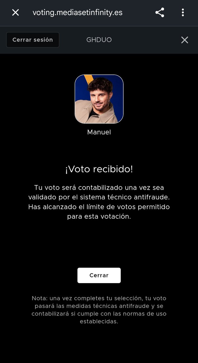 #GHDúoCuentas7
EXPULSAR MANUEL

EXPULSAR MANUEL

EXPULSAR MANUEL