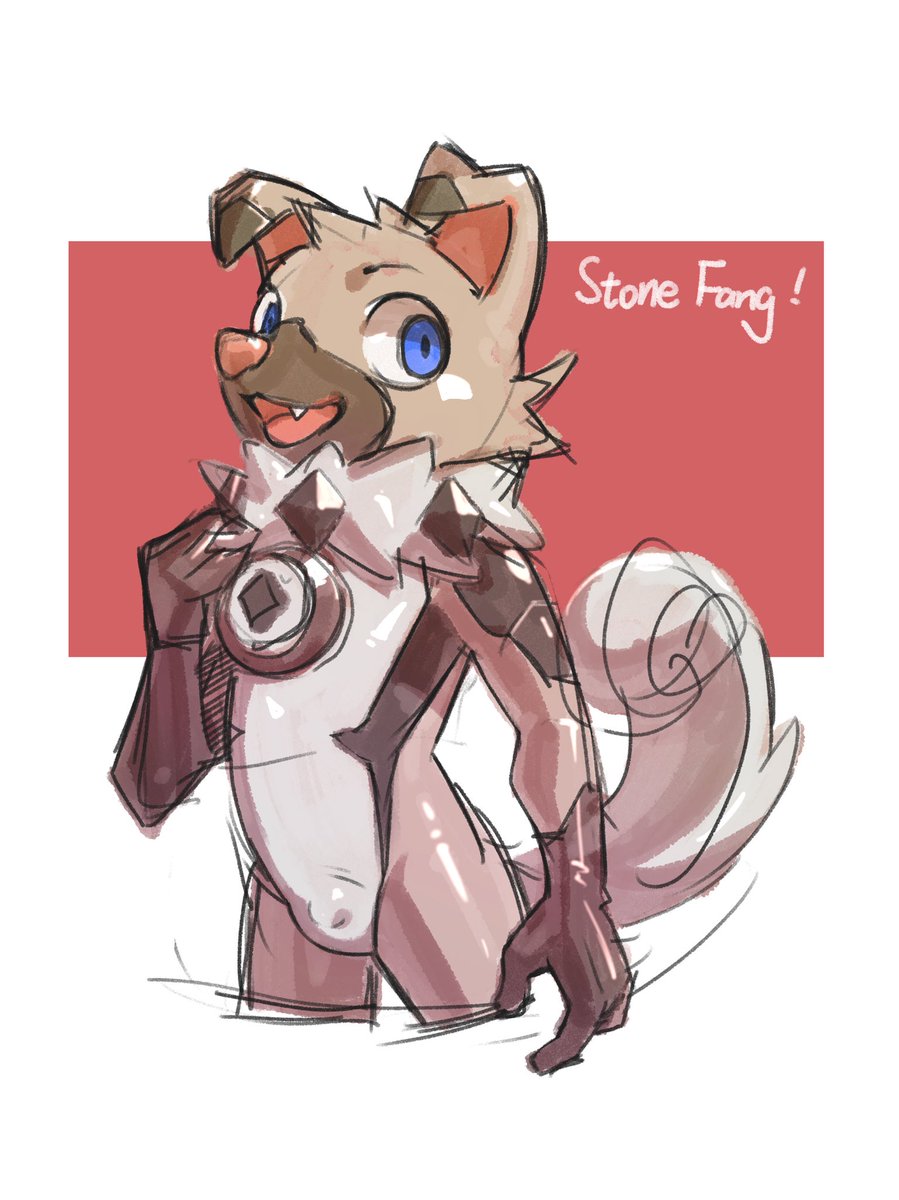 Doodle for the lovely <a href="/BoxOllie44111/">Rock_Puppy</a>  🪨🐶