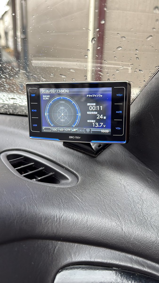 TURI2075's tweet image. 30年前の車に最新装備いっぱいつけてしまった笑