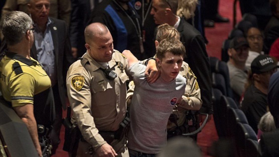 Most people don’t even remember this assassination attempt on President Trump.
On June 18, 2016, at a Donald Trump campaign rally in Las Vegas (at the Treasure Island hotel and casino). A 20-year-old British man named **Michael Steven Sandford** approached a Las Vegas