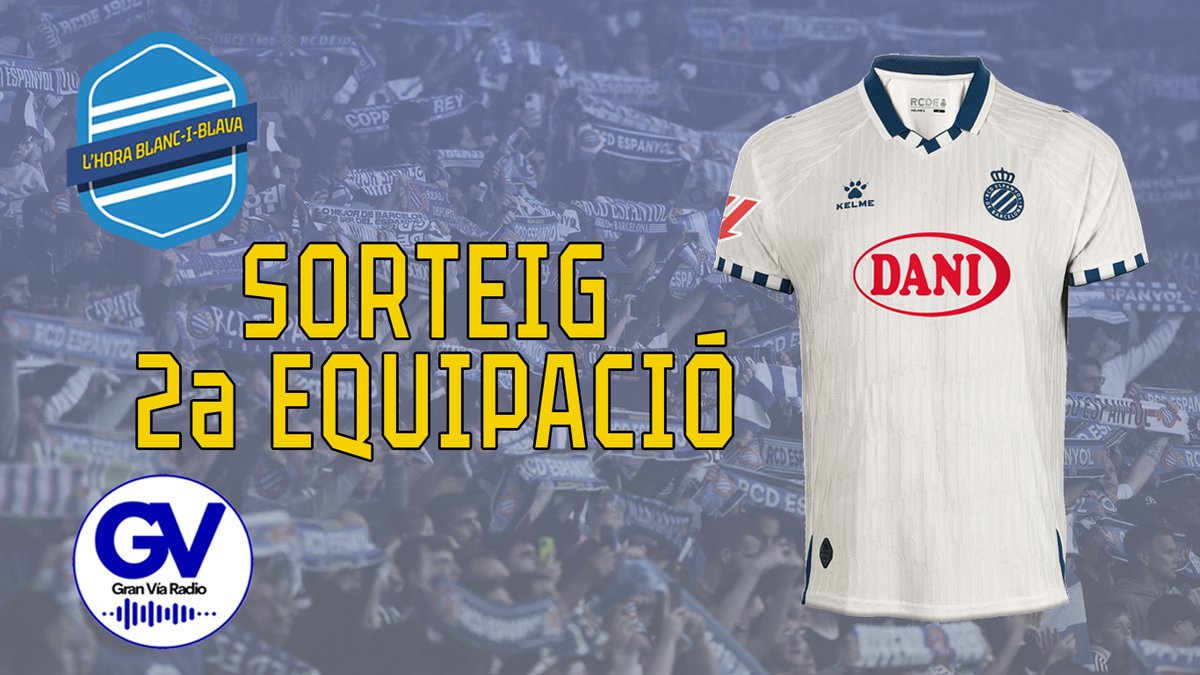 🚨 Sorteig 2ª samarreta del <a href="/RCDEspanyol/">RCD Espanyol de Barcelona</a> 🚨

⚠️Per aconseguir-la:

📌Segueix <a href="/horablanciblava/">L'Hora Blanc-i-Blava</a> 
📌Fes RT a aquesta publicació 
📌Menciona un perico/perica

ℹ️ Dilluns 2 de març anunciem guanyador/a

#RCDE #Espanyol