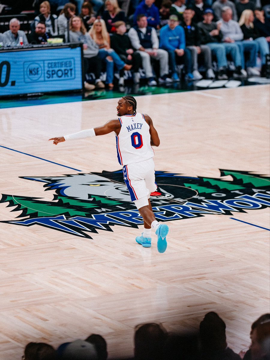 Tyrese Maxey at the half:
19 PTS | 5 AST