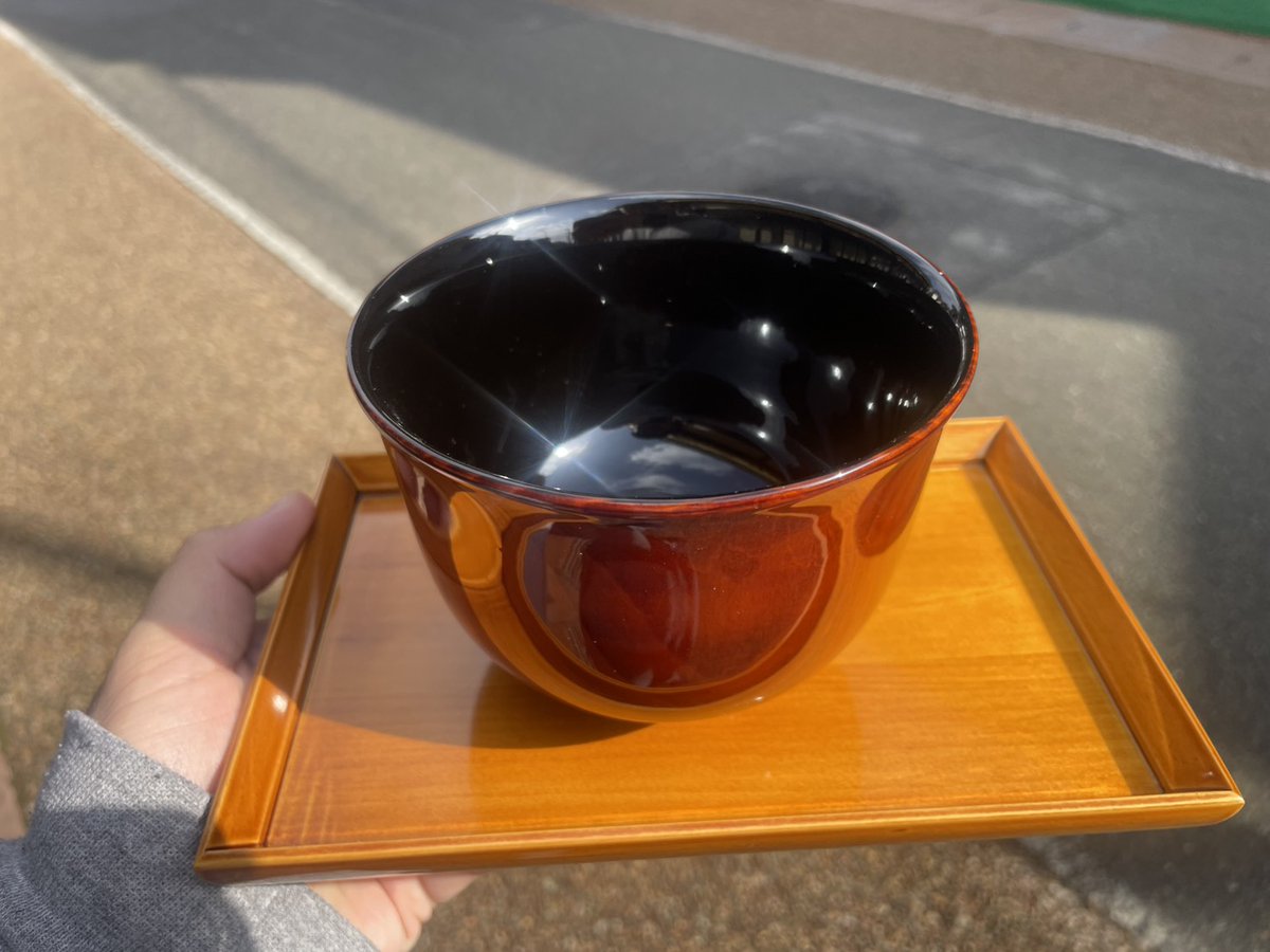 春慶塗 お好み椀】 職人が特に木目を意識して仕上げをしており、自然の