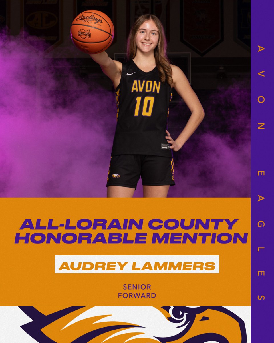 AvonGBB's tweet photo. Honorable Mention  All-Lorain County! Congratulations, Audrey and Sophia! https://t.co/beilpajuoe