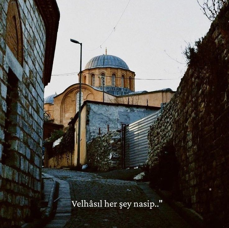 Velhasıl herşey nasip